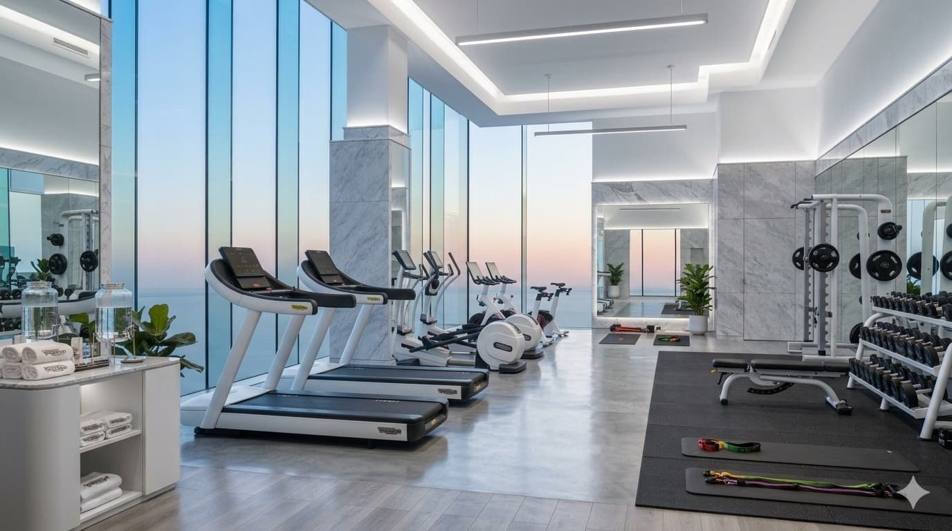 Kailash Greens fitness and wellness space