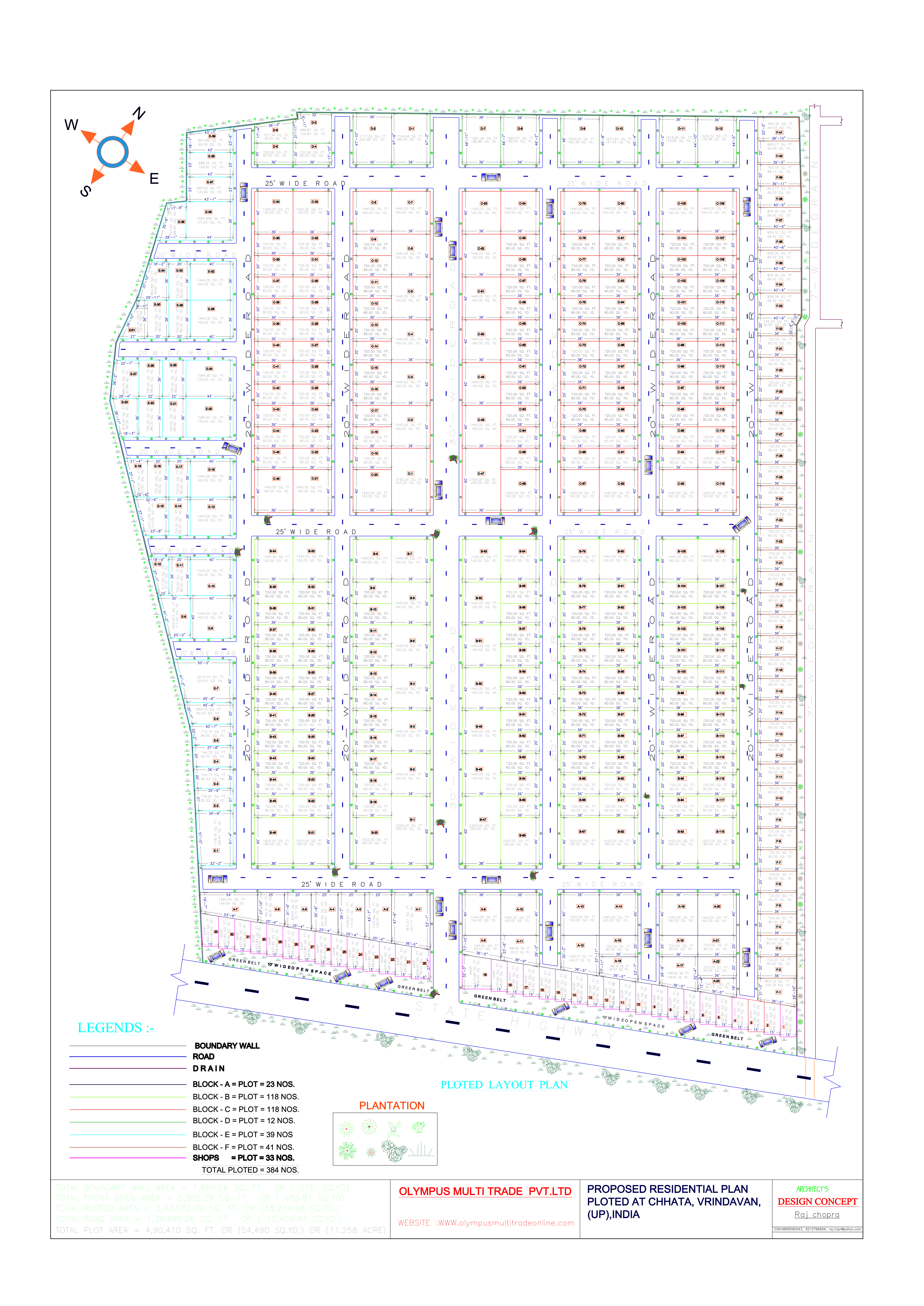 CHHATA 1 SEMRI-1 township layout plan