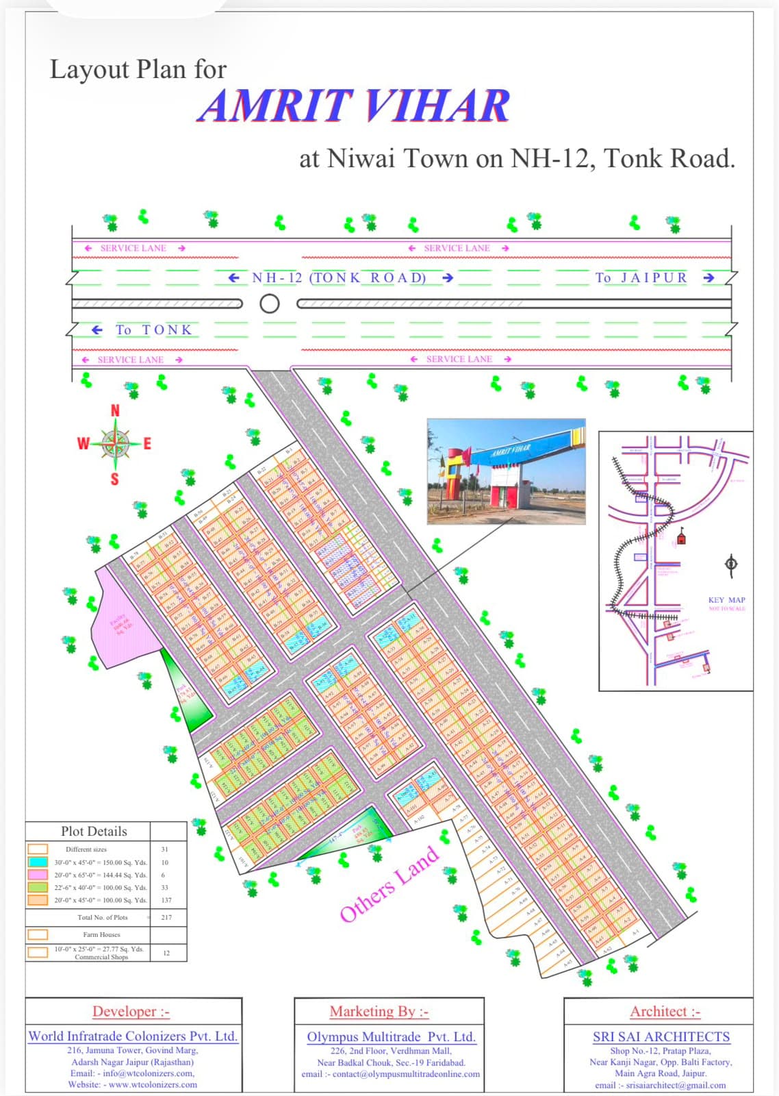 AMRIT VIHAR township layout plan