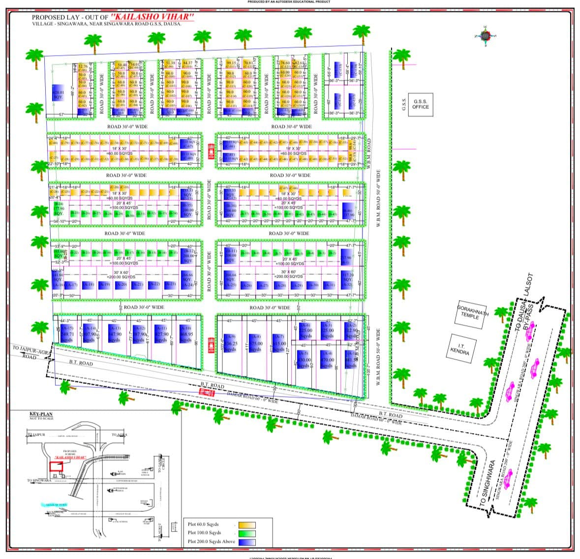 KAILASHO VIHAR township layout plan