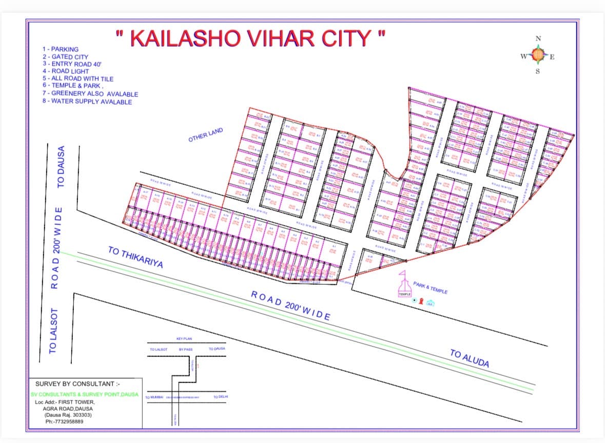 KAILASHO VIHAR CITY township layout plan