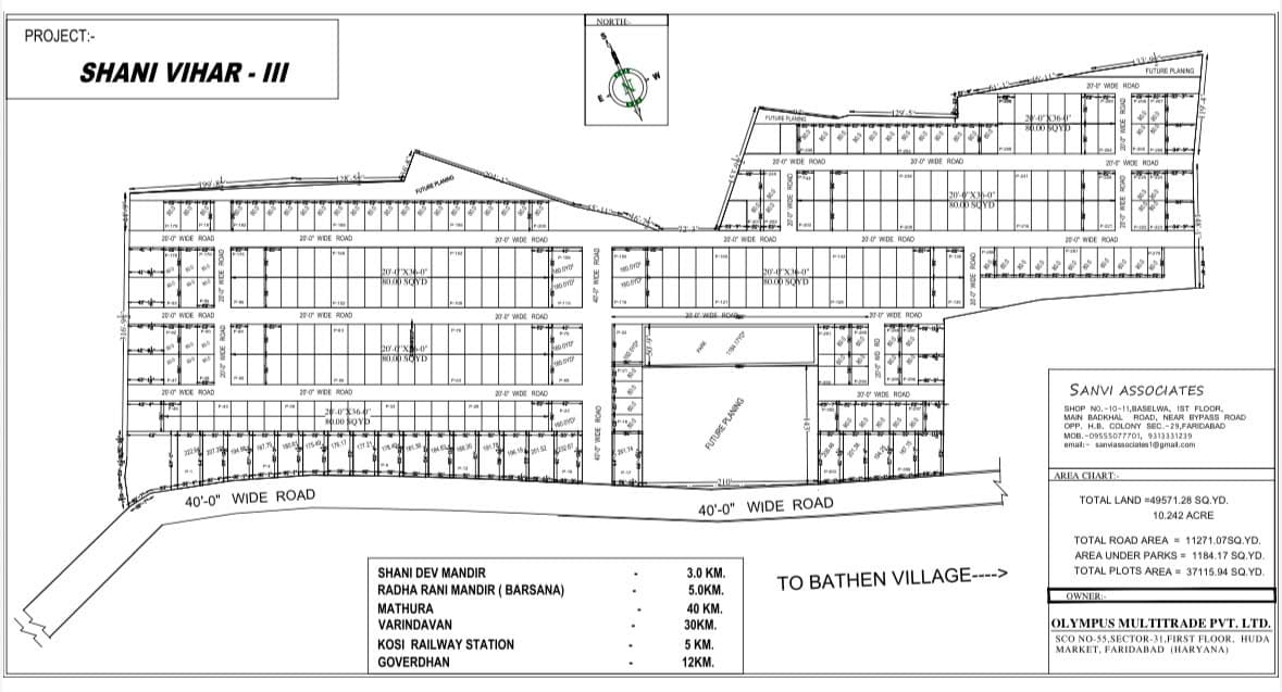 SHANI VIHAR 3 township layout plan